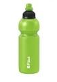 Fizzii Kinder- und Freizeittrinkflasche 600 ml, Motiv Uni, Farbe kiwi (auslaufsicher bei Kohlensäure, schadstofffrei, spülmaschinenfest)