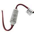 12V 24V Dimmer Hand-​Dimmer Schalter 4A Schnurdimmer Kabeldimmer dimmbar LED Streifen, rot/schwarz