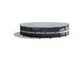 INTEX 28041 - Deluxe Abdeckplane für Frame Pool Ø 549cm, Überhang 25cm Poolplane Abdeckung Plane