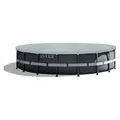 INTEX 28041 -  Deluxe Abdeckplane für Frame Pool Ø 549cm, Überhang 25cm Plane