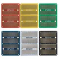 EPLZON Prototype Board Lötbares Breadboard Doppelseitig Leiterplatte PCB Circuit Board zum Schweißen von,DIY elektronische Artikel,Mehrfarbig(Packung mit 12 Stück)
