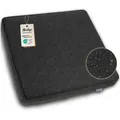 Herlag Stuhlkissen Sunny, Outdoor Loungekissen Gartenlounge Rattanmöbel Wetterfest schwarz Sitzkissen 70x70cm