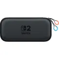 Nintendo Switch 2-Tasche & -Schutzfolie, schwarz