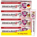 Blend-a-dent Plus Barriere Gegen Speisereste Haftcreme für Voll- und Teilprothesen, Geschmacksneutral, 4x 40g