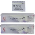 Wella Illumina 2 x 60 ml 9/59 lichtblond mahagoni cendre Set