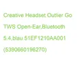 Creative Headset Outlier Go TWS Open-Ear,Bluetooth 5.4,blau 51EF1210AA001 (53906