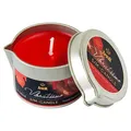 Vibratissimo S/M Kerze Burning Red 50 ml | Niedertemperatur in rot | Hochwertiger Kerzenwachs geruchlos | Tropfkerze Für Erotik Spiele | romantische Massagekerze Für Paare