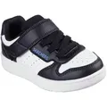 Skechers QUICK STREET Lauflernschuh, Retro Sneaker mit Klettverschluss, Größenschablone zum Download schwarz 23 EU