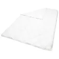 Beautissu Bettdecke & Kissen Set 135x200 + 80x80 – Ganzjahr Allergiker - Weiß