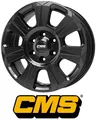 4x CMS C31 6,5x16 5/118 ET60 Schwarz Glanz