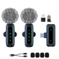 Mini-Lavalier-Mikrofon für Android und iPhone, iOS-Geräte, Rauschunterdrückung, Ansteckmikrofon für Aufnahme, Clip-on-Mikrofon, für Videoaufnahmen, Tiktok, YouTube, Vlog Podcast Content Creator