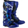 Alpinestars Tech 7 Yamaha, Stiefel - Blau/Schwarz/Weiß - 9 US