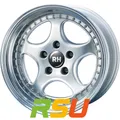 4x RH Alurad P Rad silber horn hochglanz poliert 9.5x18" ET47 LK5 130 ML 71.5...