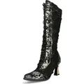 Laura Vita Oanelo 02 Damenschuhe Schaftstiefel  Schwarz Freizeit, Schuhgröße:38 EU - Schwarz - 38