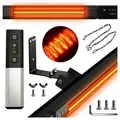 Infrarot Heizstrahler 2500W RAY – Elektroheizung mit 9 Stufen, IP65, Infrarotheizung, Terrassenheizer Outdoor, Heizstrahler Terrasse & Innenraum - Schwarz