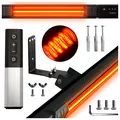 Infrarot Heizstrahler 2500W, 9 Stufen, IP65, Montageketten, Fernbedienung, Ti...