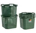 5x Obstkorb 25L Gartenkorb lebensmittelecht stapelbar Erntekorb Kartoffelkorb