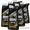 6x 1L MANNOL 7706 ENERGY FORMULA RN 5W30 passend für RN0720 MB266.51 ACEA C4