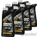 7x 1L MANNOL 7706 ENERGY FORMULA RN 5W30 passend für RN0720 MB266.51 ACEA C4