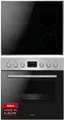 Amica Elektro-Herd-Set ACHE 9335 E, mit Teleskopauszug nachrüstbar, Steam Clean, Komfortables Kochen und Backen mit klarer und einfacher Handhabung