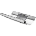Grömo Zink-Rinnen-Dilatation 400x0,7x260mm, halbrund, mit Blende (62341)