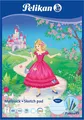 Pelikan Malblock Prinzessin 100 Blatt chlorfrei MC 4/100 1 Block DIN A4 70 g/m²