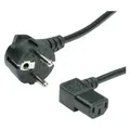 Value Netzkabel, abgewinkelte IEC-Buchse 1,8m (1.80 m) (19.99.1118)