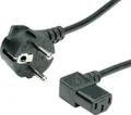 Value 19.99.1118 Strom Verbindungskabel Schwarz 1.80m