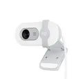 Logitech Logitech Brio 100 Full HD-Webcam Off-White Webcam (Beleuchtungskorrektur integriert, Beleuchtungskorrektur integriert)