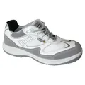 DASSY® Neptunus S3 Sicherheitshalbschuhe Weiß/Zementgrau 36 - Weiß - 36