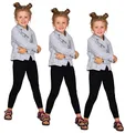 FUTURO FASHION Mädchen Leggings Baumwolle – Kinderleggings 2–13 Jahre (Größe 92–158), Atmungsaktiv, Blickdicht & Bequem, Viele Farben für Schule & Freizeit Schwarz 11 Jahre 3er Pack