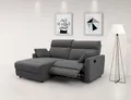 INOSIGN Ecksofa JENNA L-Form, 209cm - OTTO. Verlässliche Qualität., manuelle o. elektrische Relaxfunktion, USB A/C, Struktur fein.