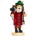 SIKORA RM-A Räuchermännchen aus Holz 3 Größen Verschiedene Motive, Farbe/Modell:A03 rot - Holzfäller, Höhe in cm:Höhe ca. 15 cm