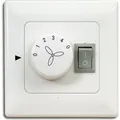 Wandschalter / Stufenschalter - mit Lichtschalter (ST4-150/400) - Weiß