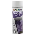 DUPLI-COLOR AEROSOL ART RAL 9010 reinweiß seidenmatt 400 ml, Spraylack für vielseitigen Einsatz, schnelltrocknend, hohe Deckkraft, für Innen- und Außenbereiche geeignet