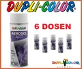 6 STÜCK RAL 9010 DUPLI-COLOR reinweiß Buntlackspray 400 ml Spraydose AEROSOL Art