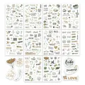 Hochzeit Aufkleber Gästebuch (325 Motive), Sticker Hochzeit Bullet Journal Deko