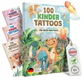 Eulentaler Kindertattoo I 100x hautfreundliche Kindertattoos I Von Pädagogen empfohlen, [Dermatest: Sehr Gut] Made in Germany, I Geburtstagsmitgebsel + Ausmalbilder