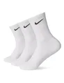 Nike Herren Unisex U Nk Everyday Ltwt 3pr Crew trainingssocken 3 Paar , Weiß (white/Black), S EU