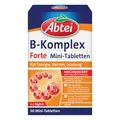 Abtei Vitamin B-Komplex Forte - Für Energie, Nerven, Leistung - Mit allen 8 B-Vitaminen und Biotin - Hochdosiert - Glutenfrei, laktosefrei, vegan - 50 Mini-Tabletten