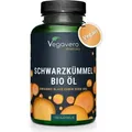 Vegavero Schwarzkümmelöl  | 180 Kapseln | kaltgepresst | Linolsäure, Ölsäure, Thymoquinon und Vitamin E | vegan