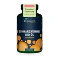 Vegavero Bio Schwarzkümmelöl Kapseln hochdosiert 180 Stück - 1000 mg kaltgepresstes Nigella sativa Öl mit 55% Linolsäure, 22% Ölsäure & 1,5% Thymoquinon – vegan, ohne Zusatzstoffe & Laborgeprüft