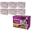 Whiskas Junior 84x85g Geflügel Leckereien Feuchtfutter Für Kätzchen in Gelee