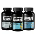 ESN Performancebundle, 3er Bundle aus Ashwa+, Athlete Stack Men & Omega 3, alle essentiellen Vitamine, Mineralstoffe, hochdosiertes Fischöl & Ashwagandha Wurzelextrakt KSM-66®