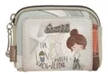 Anekke Sophia Purse S Schlüsselmäppchen Multicolor beige Motiv Neu