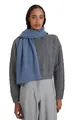 Style & Republic Damen Kaschmir Schal aus 100% Cashmere - dein kuscheliger Premium Schal für stilvolle Herbst- & Winter-Momente - Blue Melange