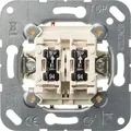 Jung 535U5 Doppeltaster, 2 Schließer mit 2 Glimmlampen Art.-Nr.: 94