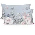 Happy Friday Kissenbezug, Mehrfarbig, Textil, Grafikmuster, Rechteckig, 50x75 cm, Oeko-Tex®, Schlaftextilien, Bettwäsche