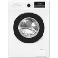 exquisit Waschmaschine WA58014-340A, 8 kg, 1400 U/min, 8kg, Energieklasse A, 16 Waschprogramme, Startzeitvorwahl, Aquastop weiß