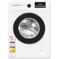 Exquisit Waschmaschine 8kg, Energieeffizienzklasse A, max. 1400 U/Min, Schnellprogramm, Startzeitvorwahl (3-24 Std.), Kindersicherung, Aquastop, ECO, 16 Waschprogramme, WA58014-340A weiss